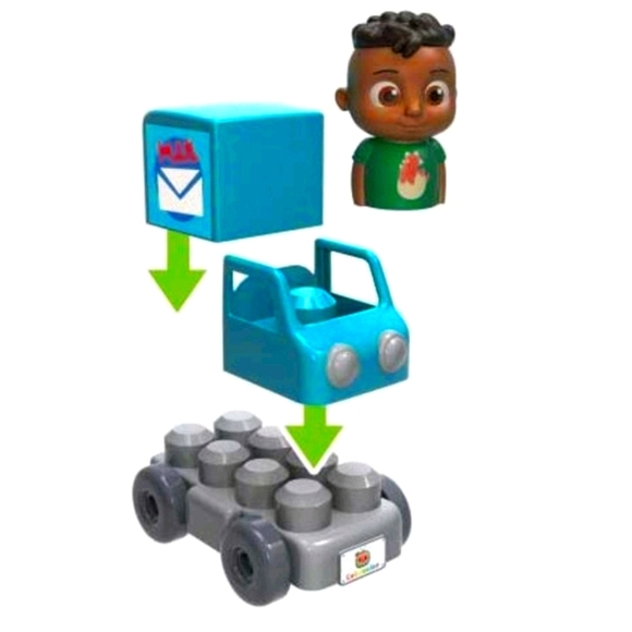 🎄CoComelon Build a Car Cody in Mail Truck Vehicle *New In package* - Picture 4 of 4